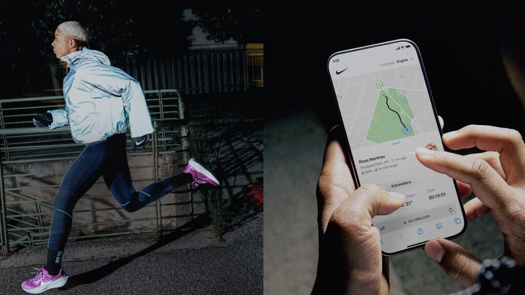 Nike Run Club for fitness